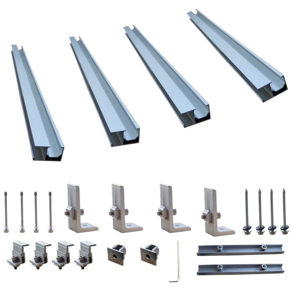 Solar Panel Roof Mounting Kit for Sloped Tin Roofs
