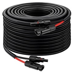 XRDS -RF Solar Panel Cable 50FT, 10AWG Solar Extension Cable with Male and Fe…