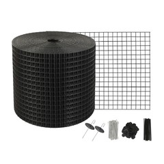 6in×100ft Solar Critter Guard Roll – Rust-Proof PVC-Coated Galvanized Steel Mesh