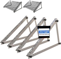 PFCTART 2 Set 45 inch Solar Panel Mount Brackets Adjustable Tilt Mount Brackets