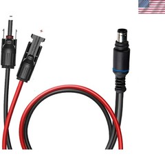 Efficient 8mm Solar Panel Adapter for MC4 Connectors – USB-friendly for Charging