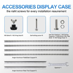 45inch Adjustable Solar Panel RV Tilt Mount Brackets RV System Roof Flat Surface