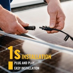 Plug & Play Solar Panel Parallel Connector Set