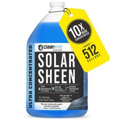CLEANTITE Solar Panel Cleaner 1 Gallon (Makes 512 G) – 128 Fl Oz (Pack of 1)