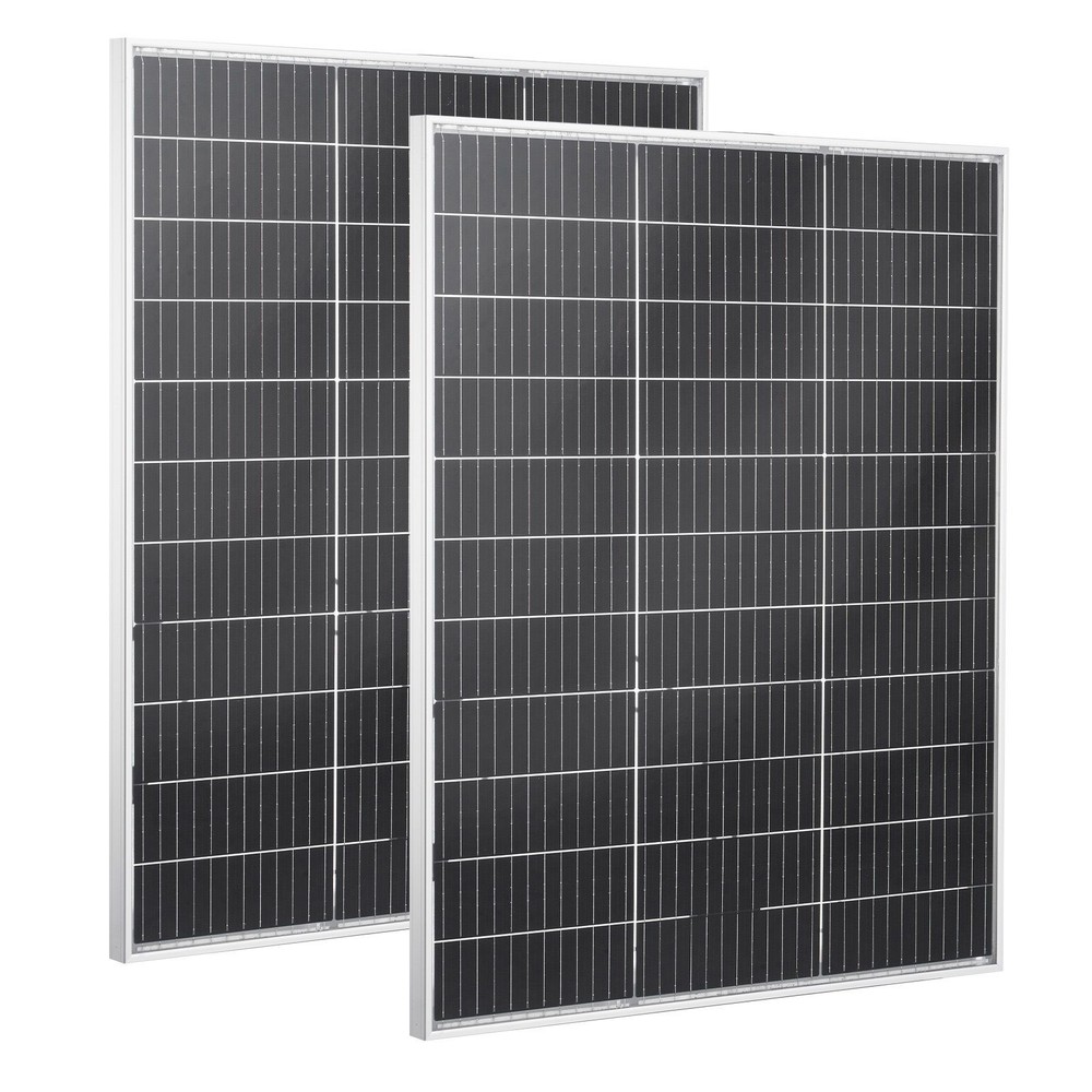 2 – Pack 100W Bifacial Solar Panels, 23% Efficient N – Type Monocrystalline