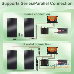 400W Flexible Solar Panels 12V Portable Power Rooftop Camping RV Battery Charge