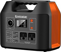 300W 296Wh Battery Bank with 110V Pure Sine Wave AC Outlet for Outdoors Camping
