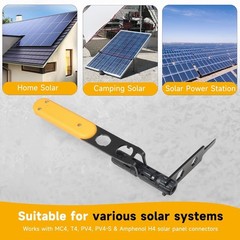 Universal MC4 Disconnect Tool Metal Solar Connector Wrench for Assembly and