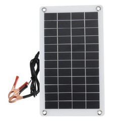 7.5W 12V solar panel charger solar panel semi flexible clip car charger (30W)