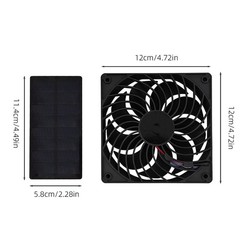 2W 4V Solar Exhaust Fan for Outdoor Use Efficient Green Energy Ventilation