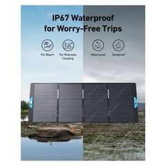 Anker SOLIX PS400 400W Portable Solar Panel Adjustable Angles 3 Pack POWERFUL