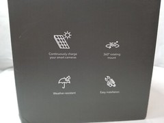 Wasserstein Solar Panel 2-Pak Black Ring Spotlight Cam Battery,Plus/Pro Stick Up
