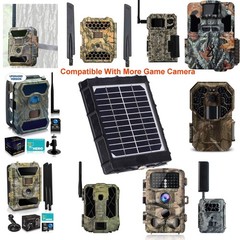 TKKOK Trail Camera Solar Power Panel 8000mAh 3W Supporting 12V 9V 6V for All …