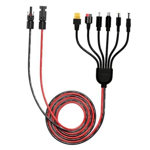 6 in 1 Solar Panel Connector Kit 7.2 FT, 16AWG 6 in 1 Solar Connector Kit 7 FT