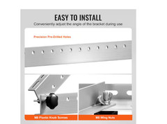 VEVOR 50-Inch Solar Panel Mount Brackets 0 – 90° Adjustable Tilt Mount Brackets
