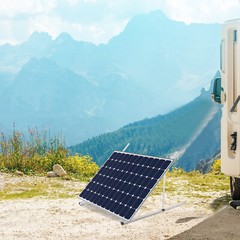 45″ Adjustable Angle Solar Panel Tilt Mount Brackets Frame For Roof Shed RV Boat