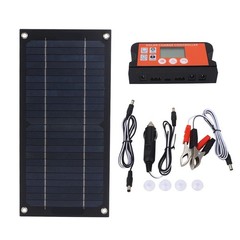 Portable Solar Panel Kit High Efficiency Monocrystalline Silicon Lightweight For