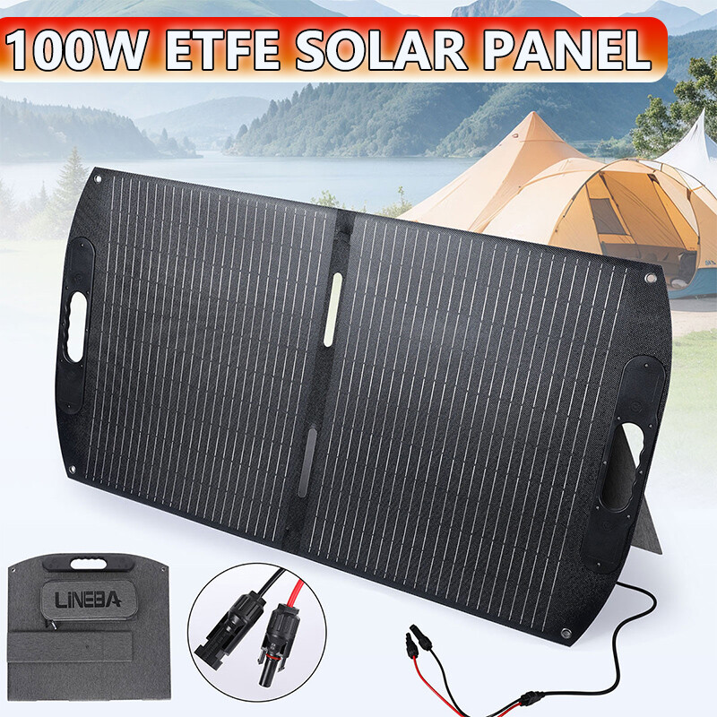 200W Watt 12V Portable Foldable Solar Panel for Camping Charger Power Station RV