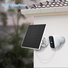 Solar Panel 5W 9.8ft Cable IP65 Waterproof 2 Pack for Eufycam Outdoor Camera
