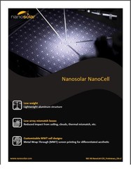 Nanosolar 15,600 Watt Carton of 2.6W Flexible CIGS NanoCell Solar Cells 6000ct