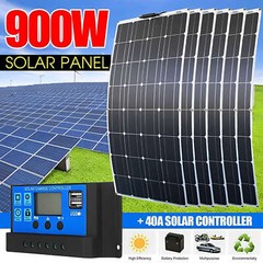 Flexible Solar Panels 400 watt solar panel Kit Monocrystalline 12V 18V Home RV