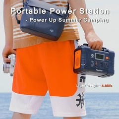 40800mAh Solar Generator With 110V AC Outlet/2 DC Ports/3 USB Ports