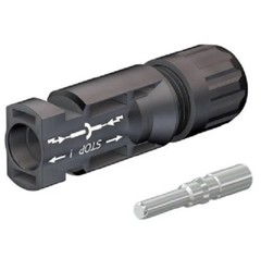 25 Staubli 32.0081-UR MC4 Cable Connector w/Boot 6.05–8.56mm Male PV-KST4/8II-UR