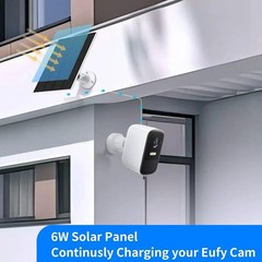 Solar Panel Charger for eufyCam 2 2C SoloCam USB C Waterproof 1 Pack