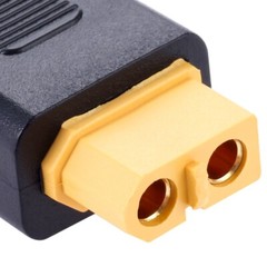 XT60 Socket Connector 12AWG Adapter Extension Cable 60cm Solar Generator Replace