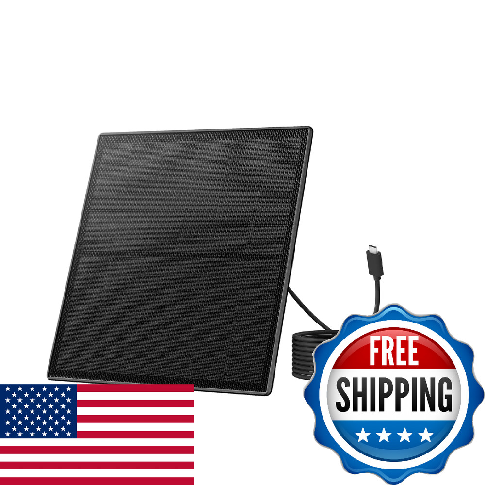Birdfy 5W Solar Panel for Smart Bird Feeder Camera, Type-C Charger for Birdfy Fe
