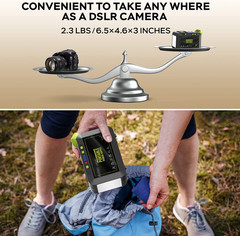 Portable Power Station 88Wh Solar Generator 120W Battery Backup Camping RV Emer