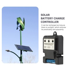 6V 12V 10A Auto Solar Panel Charge Controller Battery Charger Regulator Black