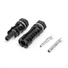 1 Pair PV Connector 1500V 35A IP67 Panel Mount Coupler For Inverter System