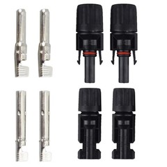 20 Pairs Solar Panel Cable Connectors Male Female Compatible Waterproof
