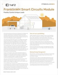 FRANKLIN WH BATTERY SMART CIRCUITS MODULE *NEW IN BOX* ACCY-SCV1-US SHIPS FAST