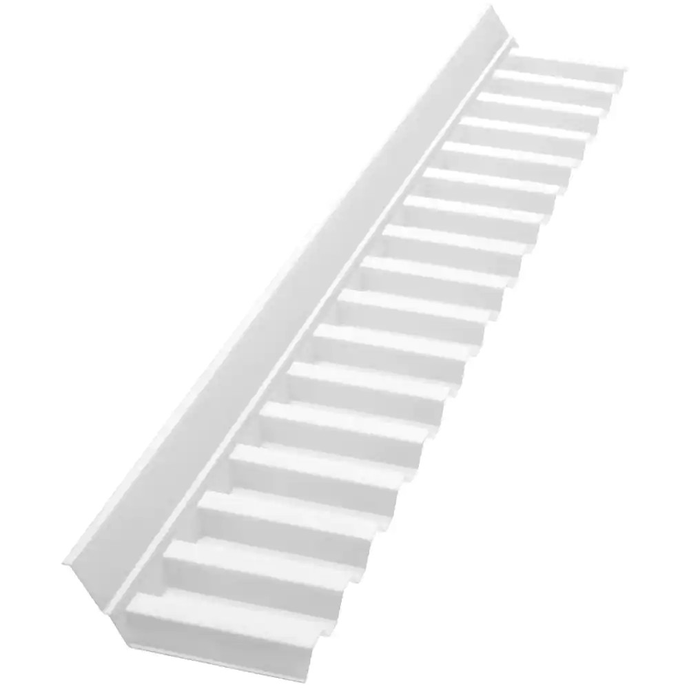 4 Ft. White Opal Polycarbonate Wall Connector Flashing