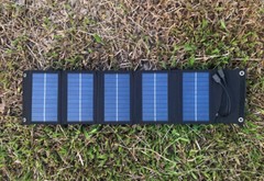 10W/5 Folds Outdoor Portable Solar Panel Charger USB Power Supply For Cell Phone