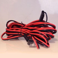 25 Ft 16 AWG SAE to SAE Extension Cable Solar Panel Extension Cable
