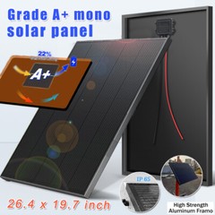 60W 12V Solar Panel, High Efficiency Mono PV Modules Waterproof Off Grid Power