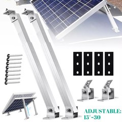4Pack Adjustable Solar Panel Tilt Mount Brackets Aluminum Alloy Mounting Bracket