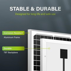 12V 10W High-Performance Solar Panel – Long-lasting Energy for Your Adventures