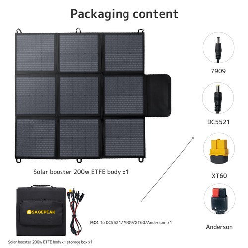 120W 200W 300W Solar Panel Monocrystalline Flexible Off Grid for Powerstation