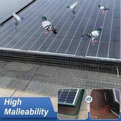 Solar Panel Bird Guard 6in x 100ft Critter Guard Roll Kit for Roof Protection