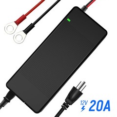 WattCycle 14.6V 20A Smart Lithium LiFePO4 Battery Charger for 12V Battery