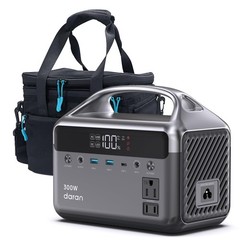 Portable Power Station 300W, 192Wh LiFePO4 Battery Solar Generator with Carry…
