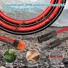10FT 10AWG Heavy Duty Solar XT60i Extension Cable for Power Station & RV