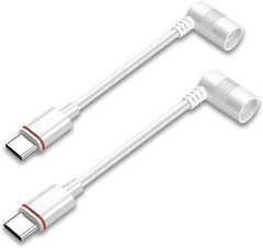 Ring Barrel Plug to USB-C Adapter for Solar Panels and Security Cameras 80 Ch