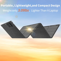 Foldable Solar Panels 60W Nextgen Portable Solar Panel Charger Kit 25% Efficienc