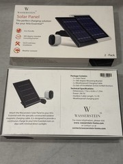 Wasserstein 2W Solar Panel for Arlo black – 2 Packs Of 2
