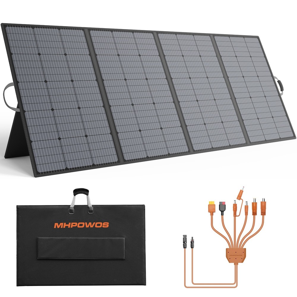 MHPOWOS Portable Foldable Solar Panel 400W Watt for Ecoflow Delta Pro 3